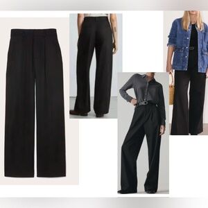 Everlane Black Wide Leg Pants